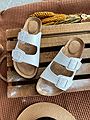 Fort Lauderdale Antibes Cork Sandal Hvit