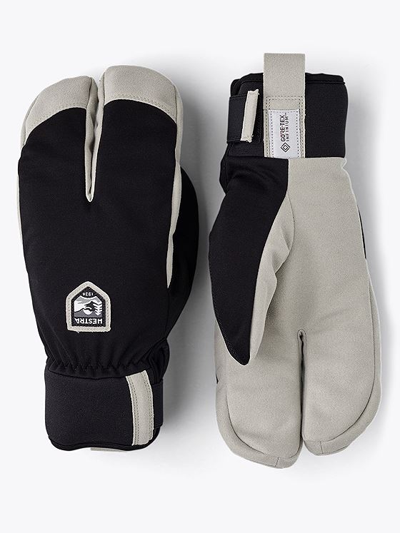 Hestra W.S Wool Terry Split Mitt Black