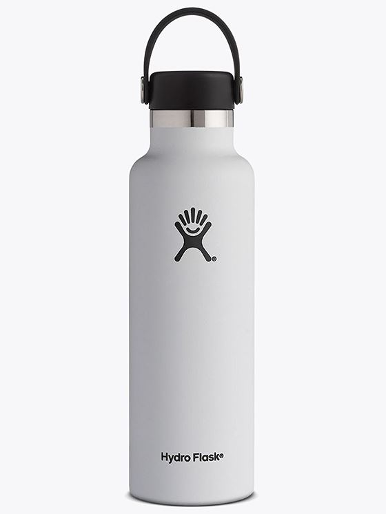 Hydro Flask 21 Oz Standard Mouth w/Flex Cap White
