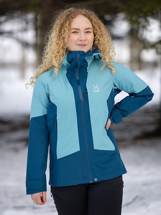 Haglöfs Lumi Jacket Dark Ocean/Frost Blue