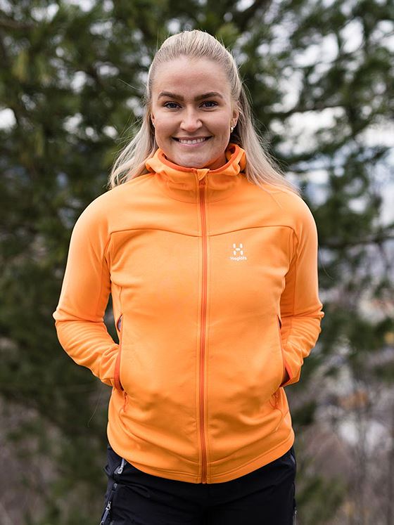 Haglöfs Frost Mid Hood Woman Flame Orange