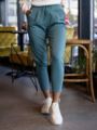 Ichi Kate Pant Cropped North Atlantic