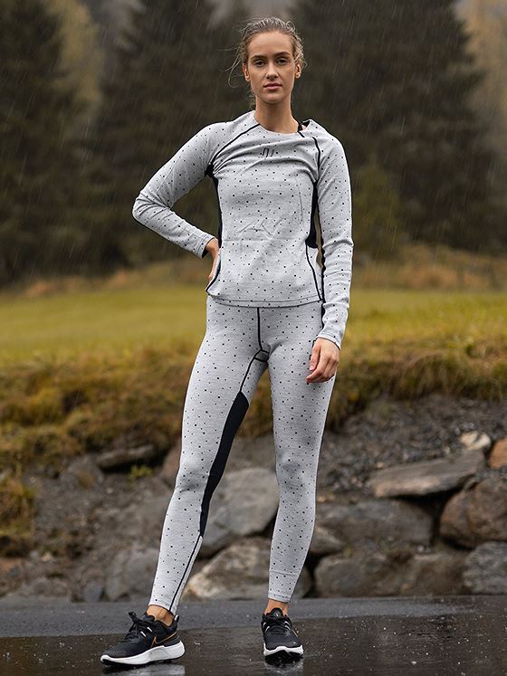 Johaug Maven Wool Pant Grey Melange