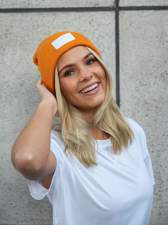 Johaug Fold Beanie Orange