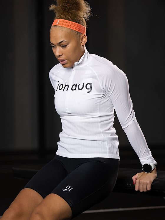 Johaug Rib Tech Half Zip White