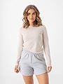 7 DAYS Active Fitted Long Sleeve Silver Grey