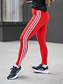 adidas 3-Stripes Legging Vivid Red / White