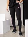 adidas 3-Stripes Legging Black / Semi Pulse Lilac