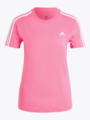 adidas 3-Stripes Cotton Tee Pulse Magenta / White