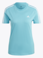 adidas 3-Stripes Cotton Tee Preblu/white