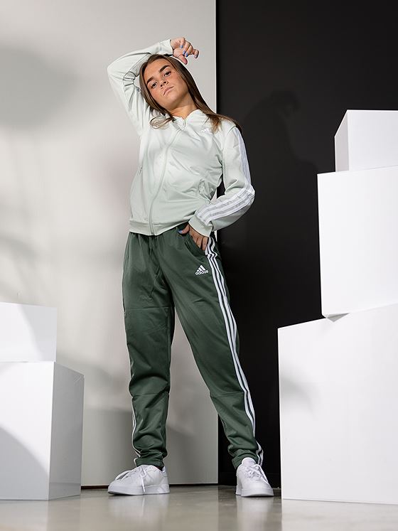 adidas 3-Stripes Tracksuit Green Oxide / Linen Green