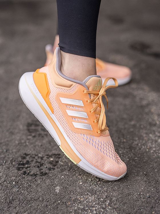 adidas EQ21 Run Pulse Amber-Matte Silver-Flash Orange