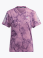 adidas Own The Run All Over Print Tee Wonorc / Black