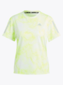 adidas Own The Run All Over Print Tee Lucid lemon