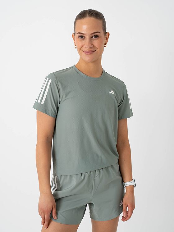 adidas Own The Run Bar Tee Grønn