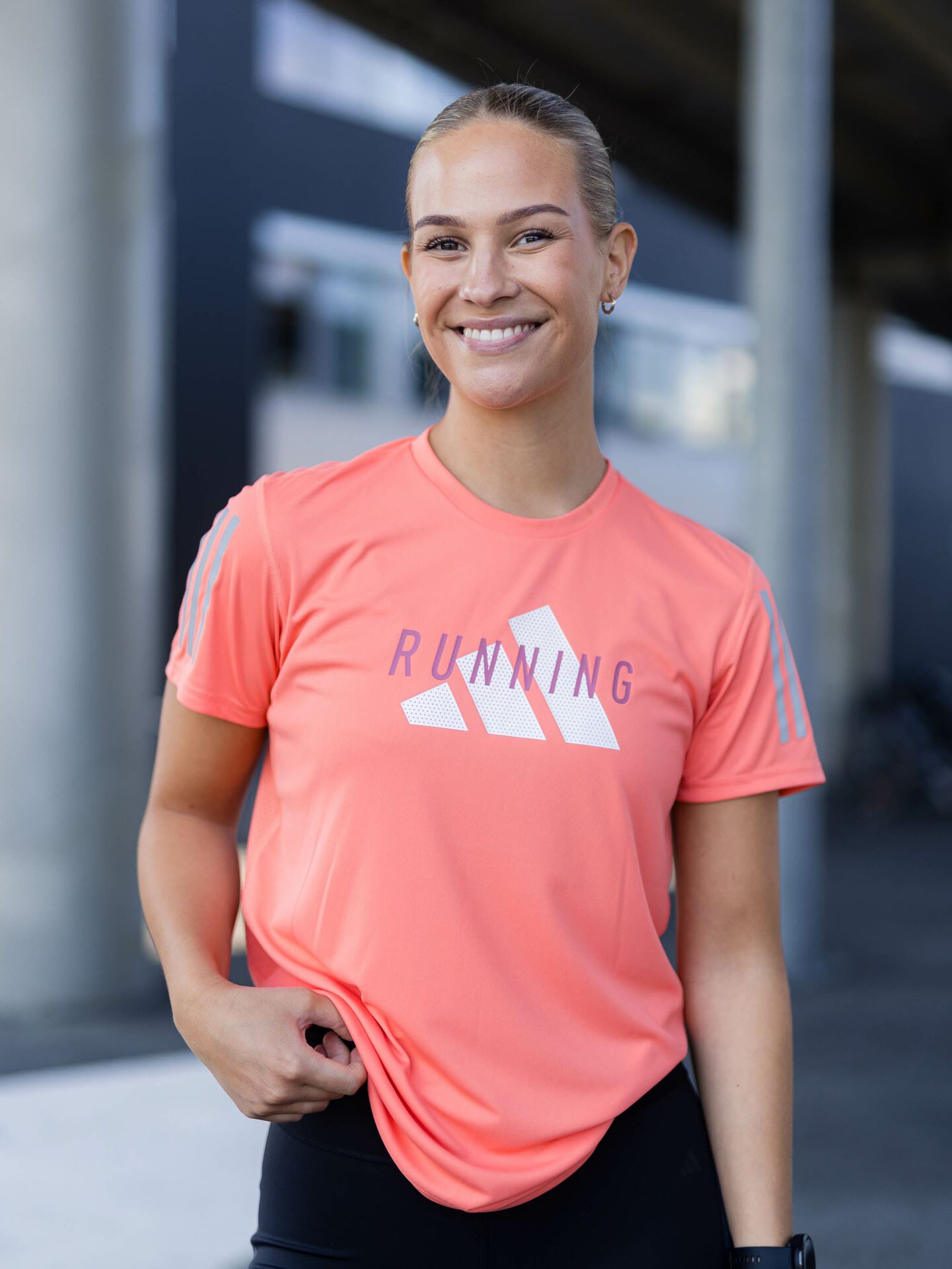 adidas Performance Running Tee Oransje