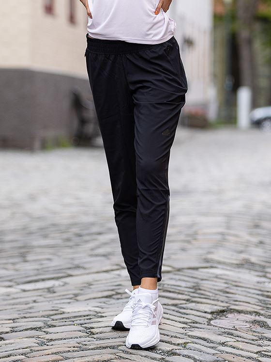 adidas 3-Stripes Running Pant Black