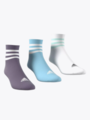 adidas Mid 3 Pack Shadow Violet / Light Aqua / White / Semi Flash Aqua