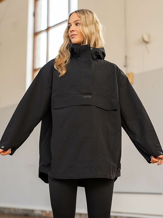 Aim'n Oversized Anorak Black