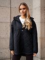 Aim'n Oversized Quilted Anorak Black