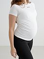 Aim'n Soft Basic Maternity Short Sleeve White