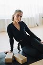 Aim'n Shape Seamless Wrap Top Black
