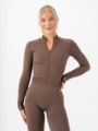 Aim'n Shape Seamless Zip Jacket Macchiato