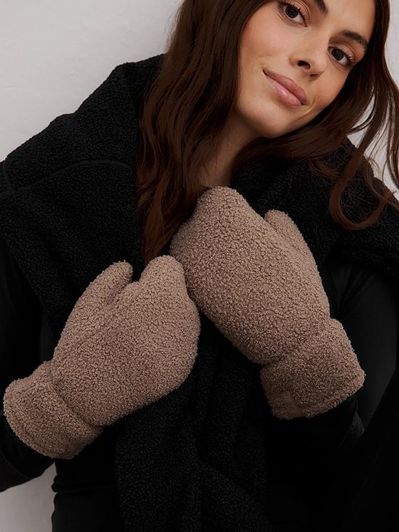Aim'n Polar Fleece Mittens Espresso