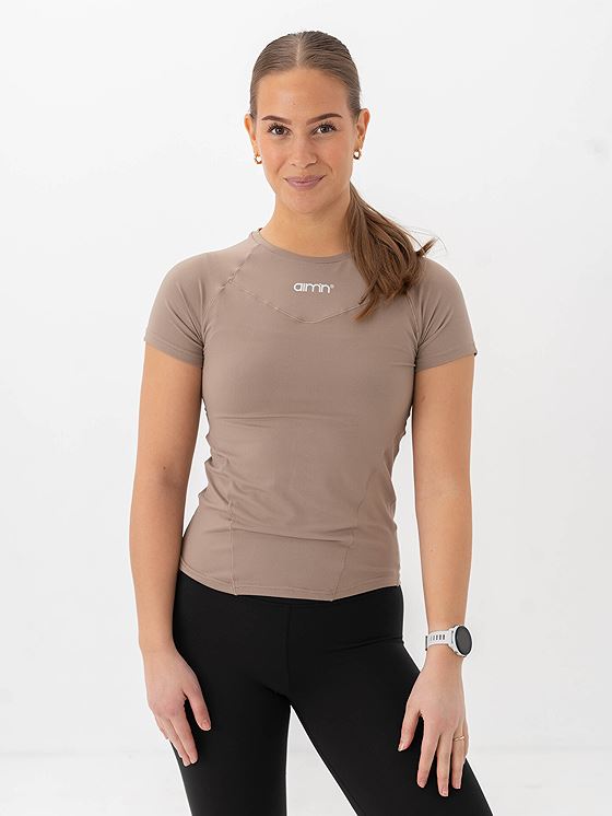Aim'n Soft Basic Short Sleeve Espresso