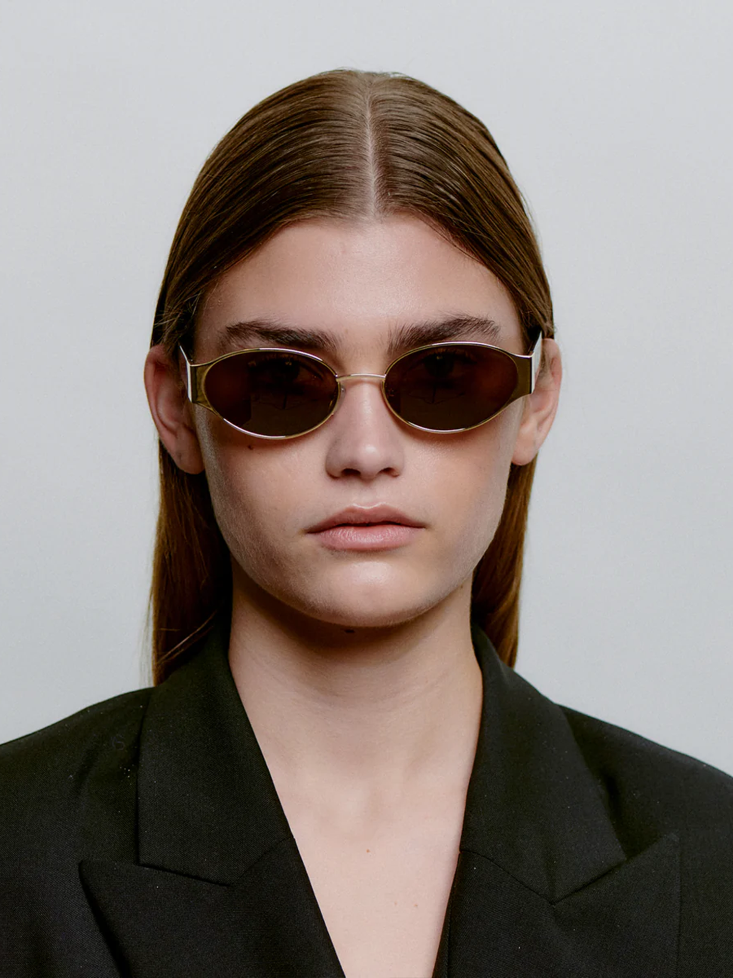 A. KJÆRBEDE Bella Gold Demi Tortoise