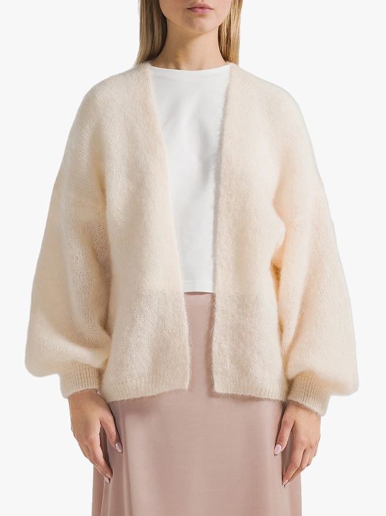 American Dreams Lee Short Cardigan Almond