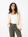 American Dreams Lee  Short Cardigan Almond