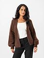 American Dreams Lee  Short Cardigan Cocoa