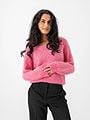 American Dreams Milana Long Sleeve Alpaca Pullover Pink