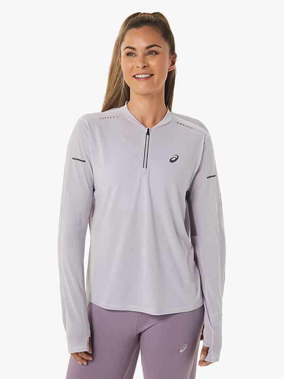 ASICS Metarun 1/2 Zip Long Sleeve Top Dusk Violet / Violet Quartz