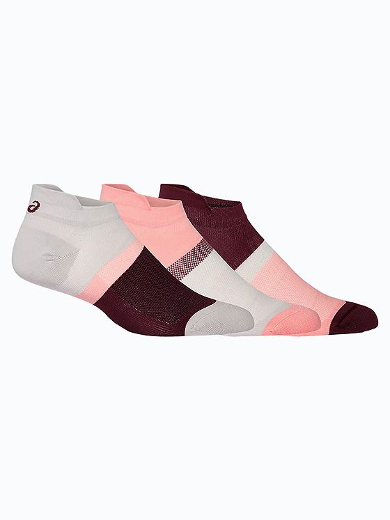 ASICS 3 PPK Color Block Ankle Sock Frosted Rose