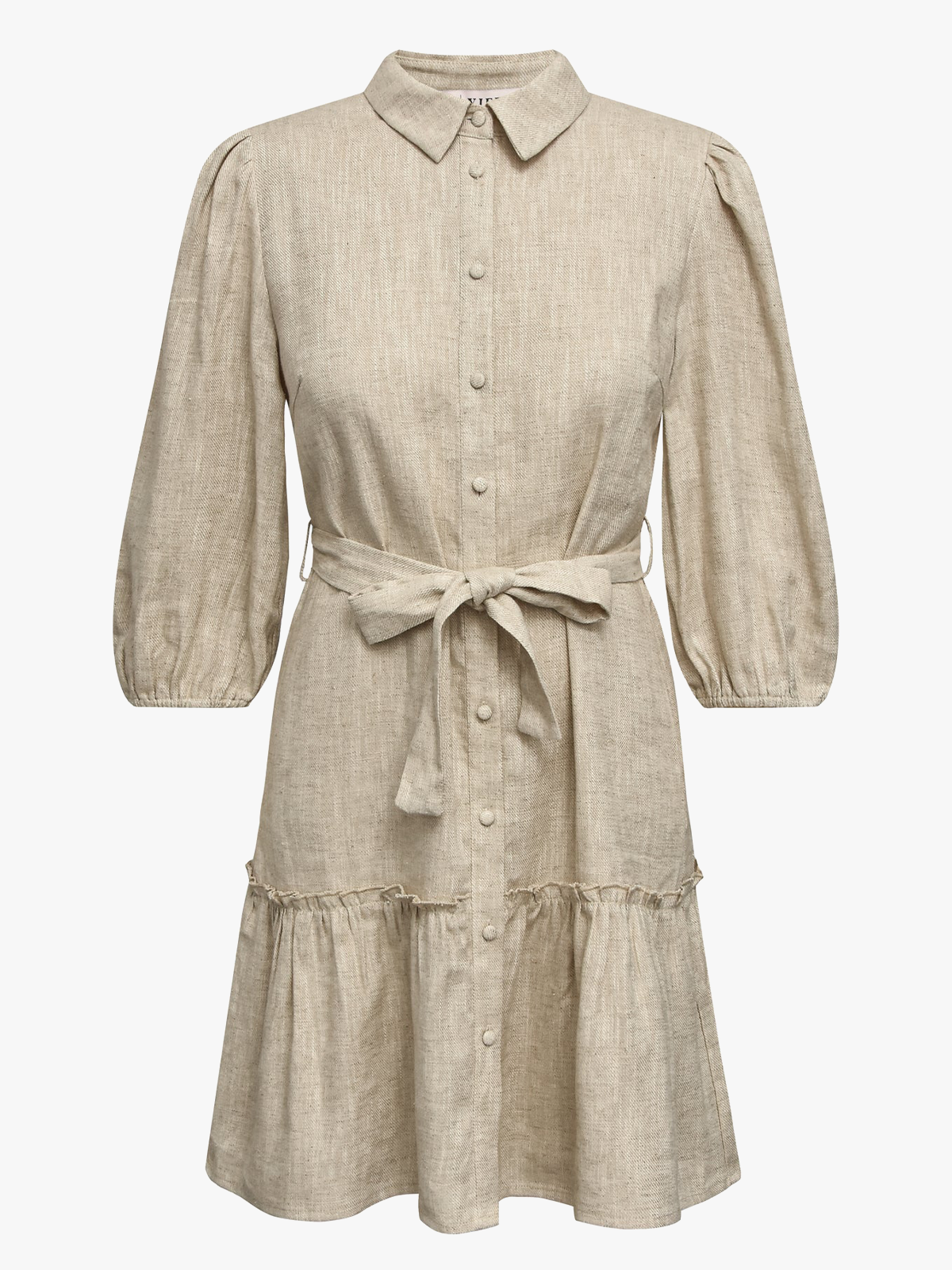 A-View Linen dress - Beige | Getinspired.no A-View Linen dress - Beige | Getinspired.no