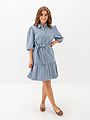 A-View Linen dress Dusty Blue