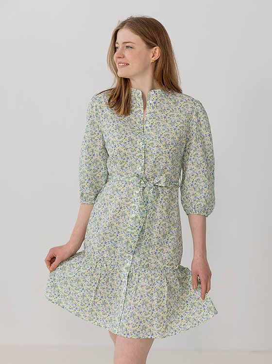 A-View Kate Dress Blue / Green