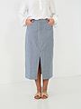 A-View Kana skirt Blue/white stribe