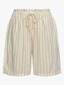 A-View Lerke Stripe Shorts Off White