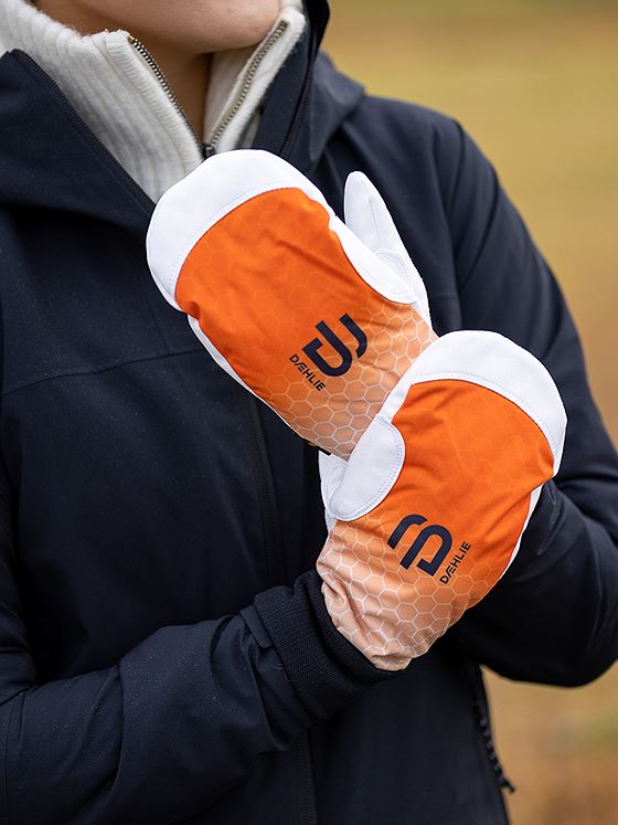 Dæhlie Mitten Race Warm Shocking Orange