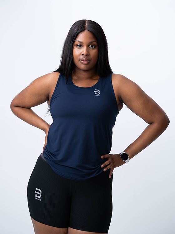 Dæhlie Singlet Attempt Navy Blue