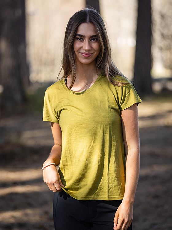 Bergans Urban Wool Tee Olive Green