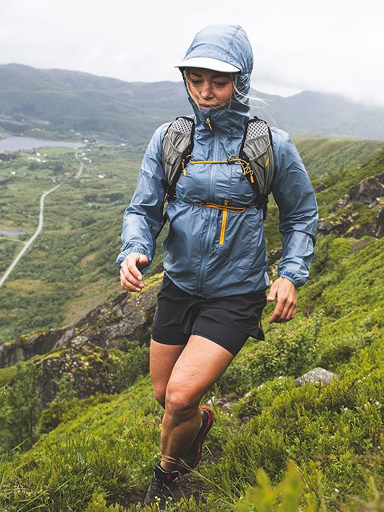 Bergans Y LightLine Pure Windbreaker Jacket Women Elemental Blue