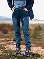 Bergans Nordmarka Favor Outdoor Pants Women Orion Blue / Smoke Blue