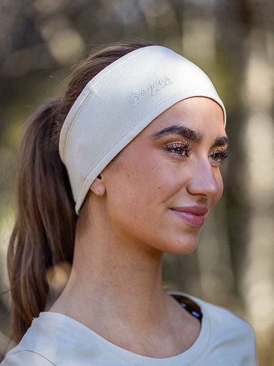 Bergans Cotton Headband Chalk Sand