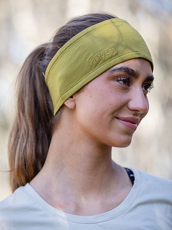 Bergans Cotton Headband Olive Green