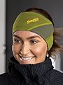 Bergans Cecilie V2 Light Wool Headband Trail Green / Dark Olive Green