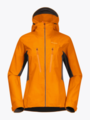 Bergans Cecilie Mountain Softshell Jacket Cloudberry Yellow / Solid Dark Grey